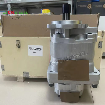 液体ギアポンプ 705-52-31130 705-52-31170 705-52-30490 ローダーWA500-3 WA500-3LKのために